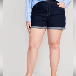 NWT Mid-Rise Wow Jean Shorts for Women -- 3-inch inseam